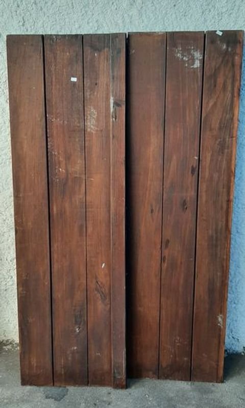 2 Postigones de Madera Rústica (44x1.78m) - imagen 1