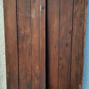 Lote siguiente: 2 Postigones de Madera Rústica (44x1.78m)