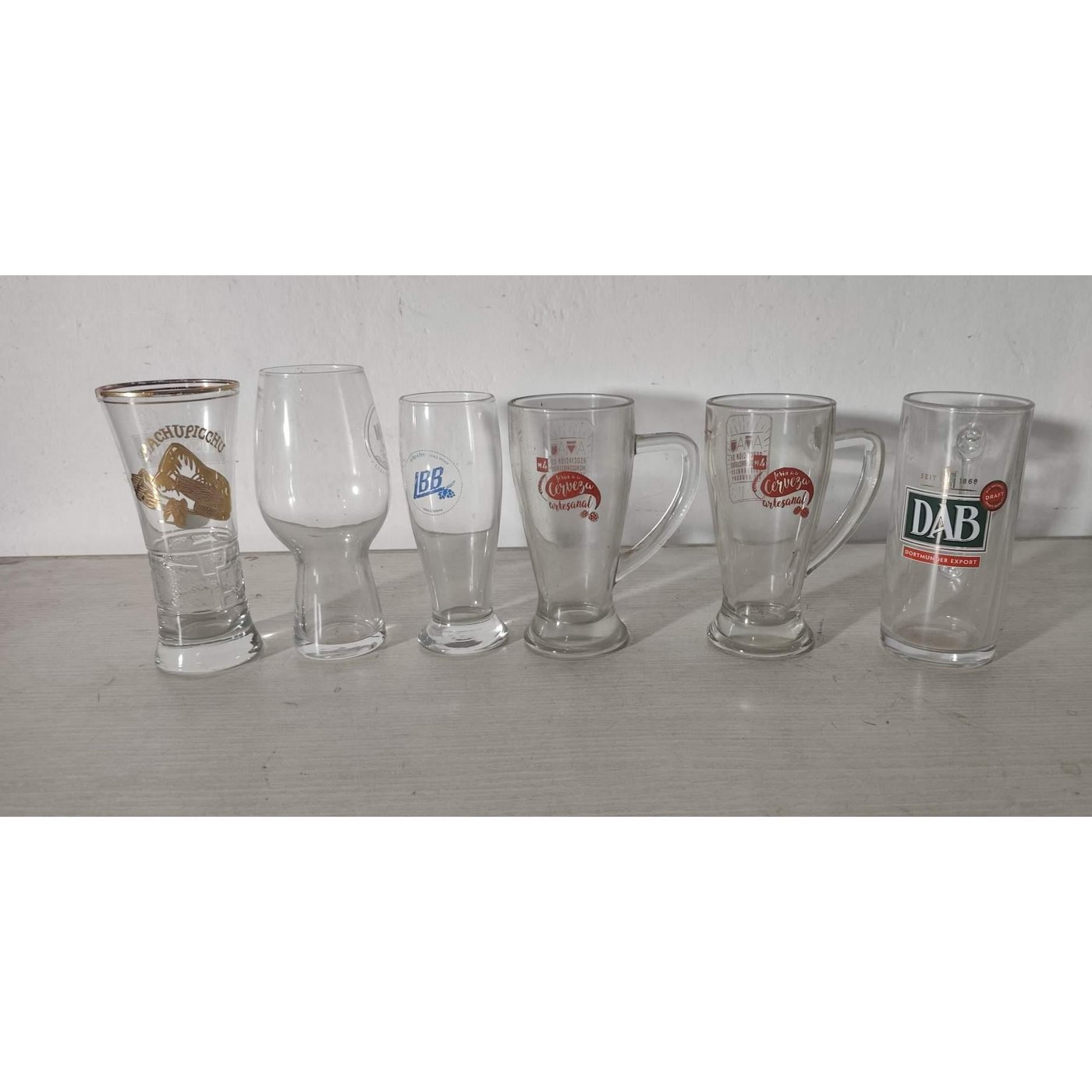 Set de 6 Vasos y Jarras para Cerveza