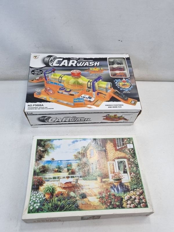 Juego Infantil "Carwash" y Rompecabezas 1000 Piezas Jardín - imagen 1