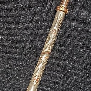Bombilla de Plata y Oro para Mate con Grabados - imagen 4