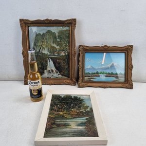 Lote anterior: Set de 3 Cuadros Decorativos con Paisajes y Marcos Variados