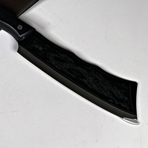 Cuchillo de Acero con Vaina y Grabado de Dragón - imagen 3