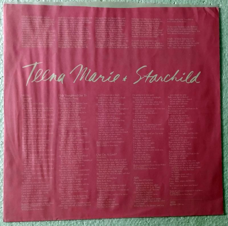 Vinilo de Teena Marie - Starchild (1984) - imagen 3