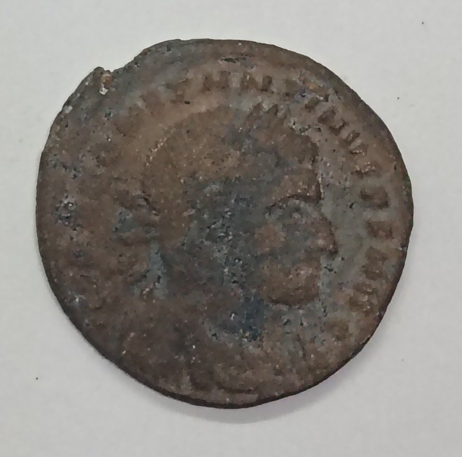 Moneda Romana Antigua de Constantino el Grande - Sol Invictus