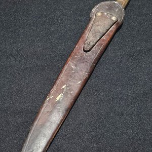 Cuchillo Franz Wenk Solingen Hoja 28.5 cm con Vaina Original - imagen 5