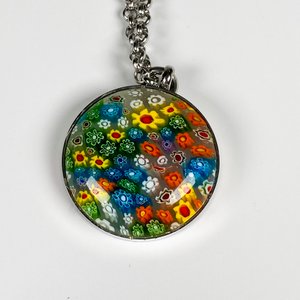 Conjunto de Cadena con Colgante y Caravanas Murano - imagen 3