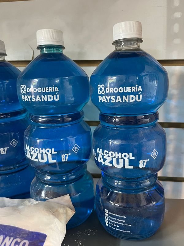 6 Litros de alcohol Azul y 1Kg de Portland blanco para venta - imagen 3