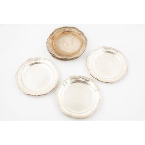 10 Platos para Pan de Plata 800 Antigua - imagen 2