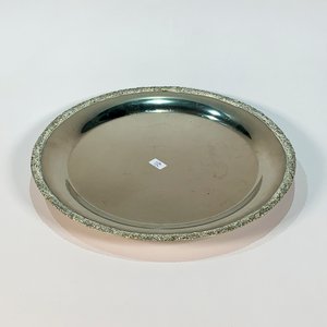 Juego de Servicio Metálico "R&B" con Decoración Floral y Bandeja Labrada - imagen 2