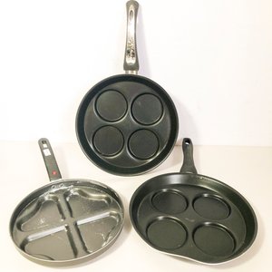 Set de 3 Sartenes Antiadherentes con 4 Divisiones Cada Una - imagen 2
