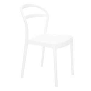 Silla Blanca Estilo Sisi Moderna - imagen 2