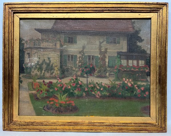Lote anterior: Pintura de Casona en Óleo sobre Tela