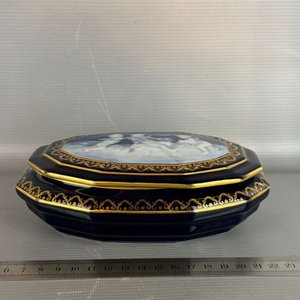 Bombonera o Joyero de Porcelana Limoges Firmada Camille Tharaud (Años 30) - imagen 10