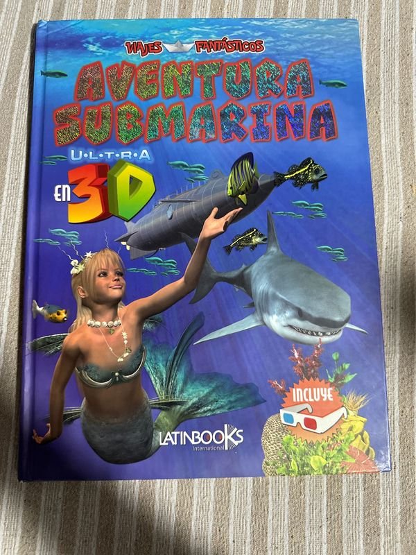 Libro "Aventura Submarina en 3D" de Viajes Fantásticos