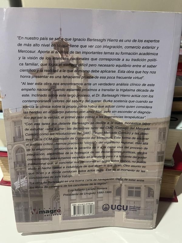 Libro sobre MERCOSUR de Ignacio Bartesaghi - imagen 2