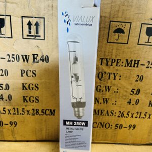 Lote #083 – Dos cajas de bombitas de luz Vialux 250W, cada caja contiene 20 unidades - imagen 2