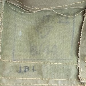Bolso de Lona Militar Antigás Británico 2GM - Medidas 14x20cm - imagen 4