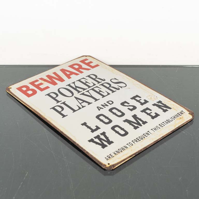 Lote anterior: Chapa Poker Players - Medidas: 21x31cm