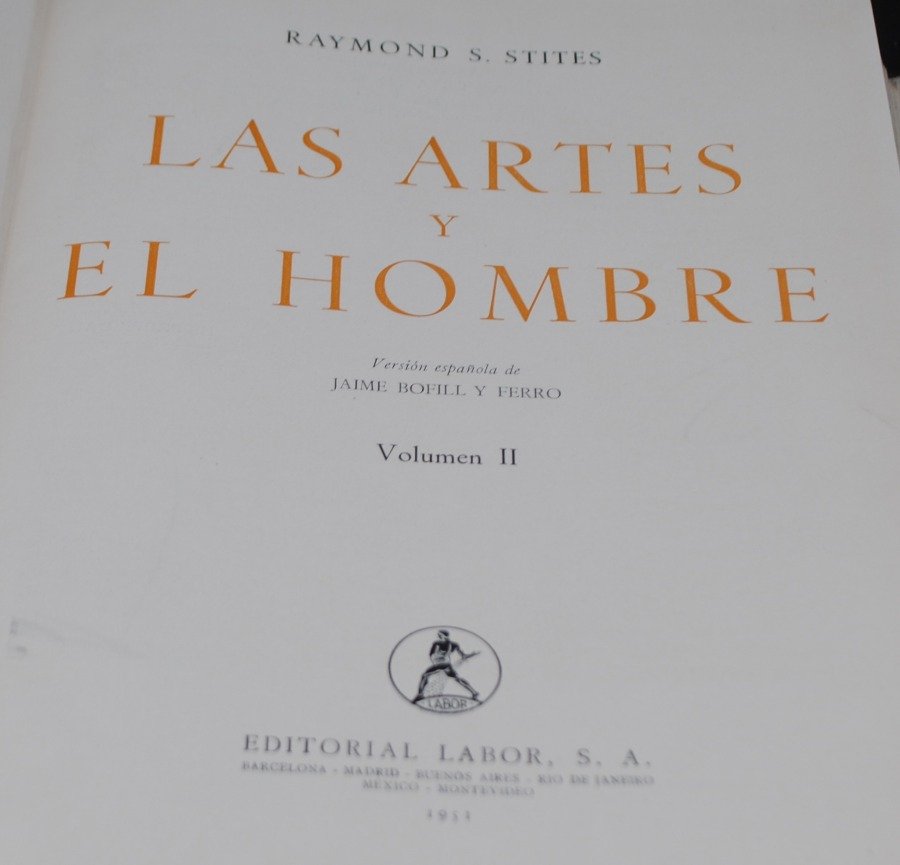 Libro de arte y literatura clásica LAS ARTES Y EL HOMBRE - imagen 3