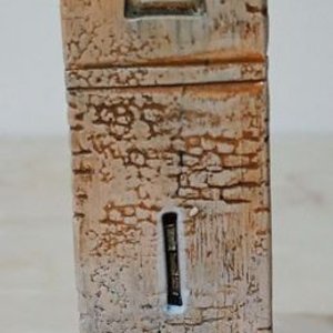 Miniatura Escultura Campanario Iglesia Provenzal Cerámica Artesanal - imagen 4