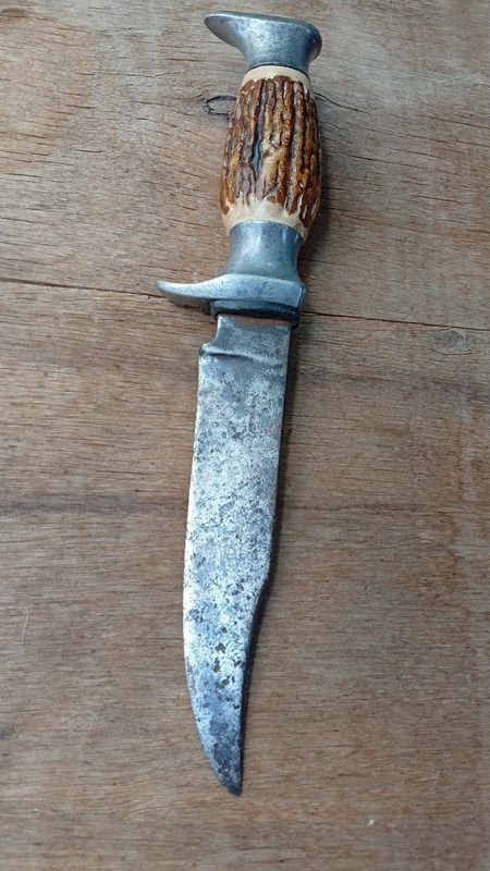 Cuchillo Bowie de Acero Sueco con Manija de Madera - imagen 6