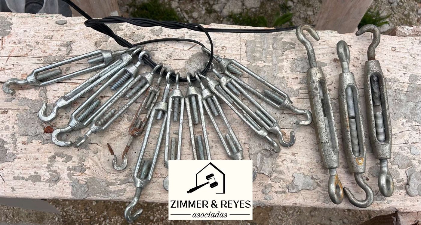 Lote de Tensores de Alambre o Cable Galvanizados