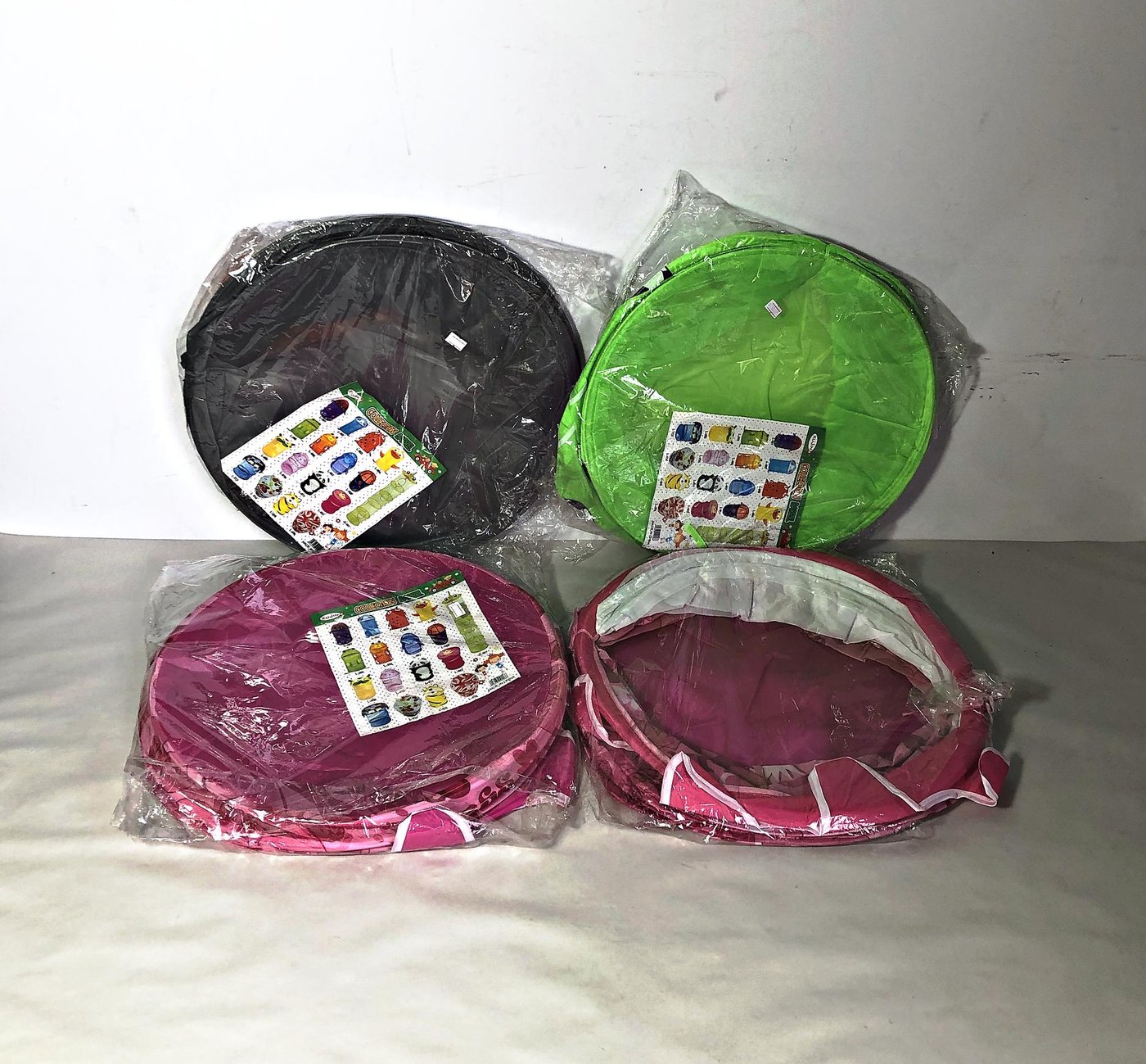 Juego de 4 Canastos Plegables para Juguetes