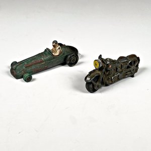 Lote anterior: Auto de Carrera Dinky Toys Inglés y Moto Antigua de Juguete