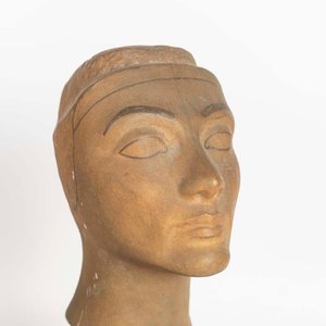 Busto de Nefertiti, Escultura Egipcia Decorativa - imagen 2