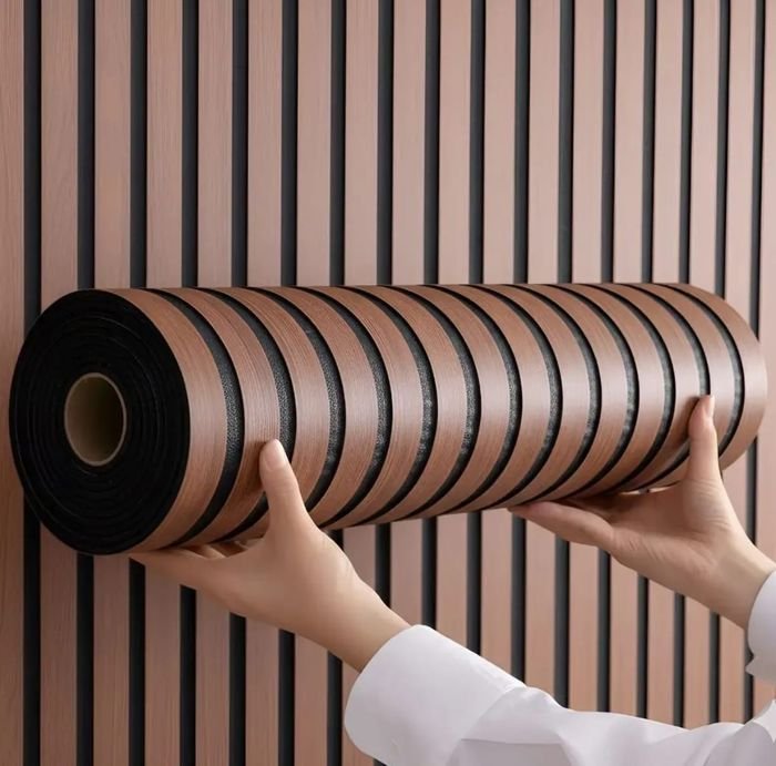 Rollo Decorativo WPC Adhesivo Efecto Madera para Habitaciones - 290x60cm