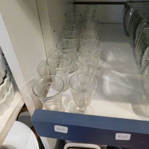 Vasos y copas de vidrio 12  unidades - imagen 2