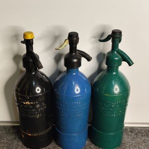 Lote de 3 sifones antiguos KAPPA S.A. Montevideo - imagen 5