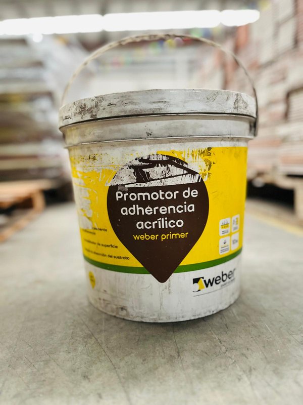 2 Baldes Weber Promotor de Adherencia Acrílico 10 L