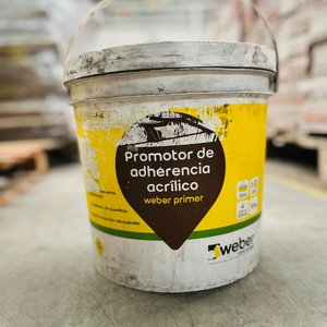 2 Baldes Weber Promotor de Adherencia Acrílico 10 L - imagen 1