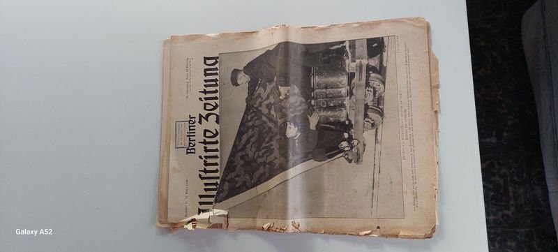 Diario Alemán Antiguo del Año 1940 - imagen 3