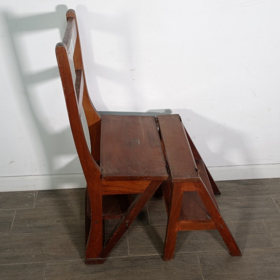 Silla escalera de madera en buen estado - imagen 5