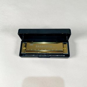 Armónica Dorada con Estuche - imagen 2