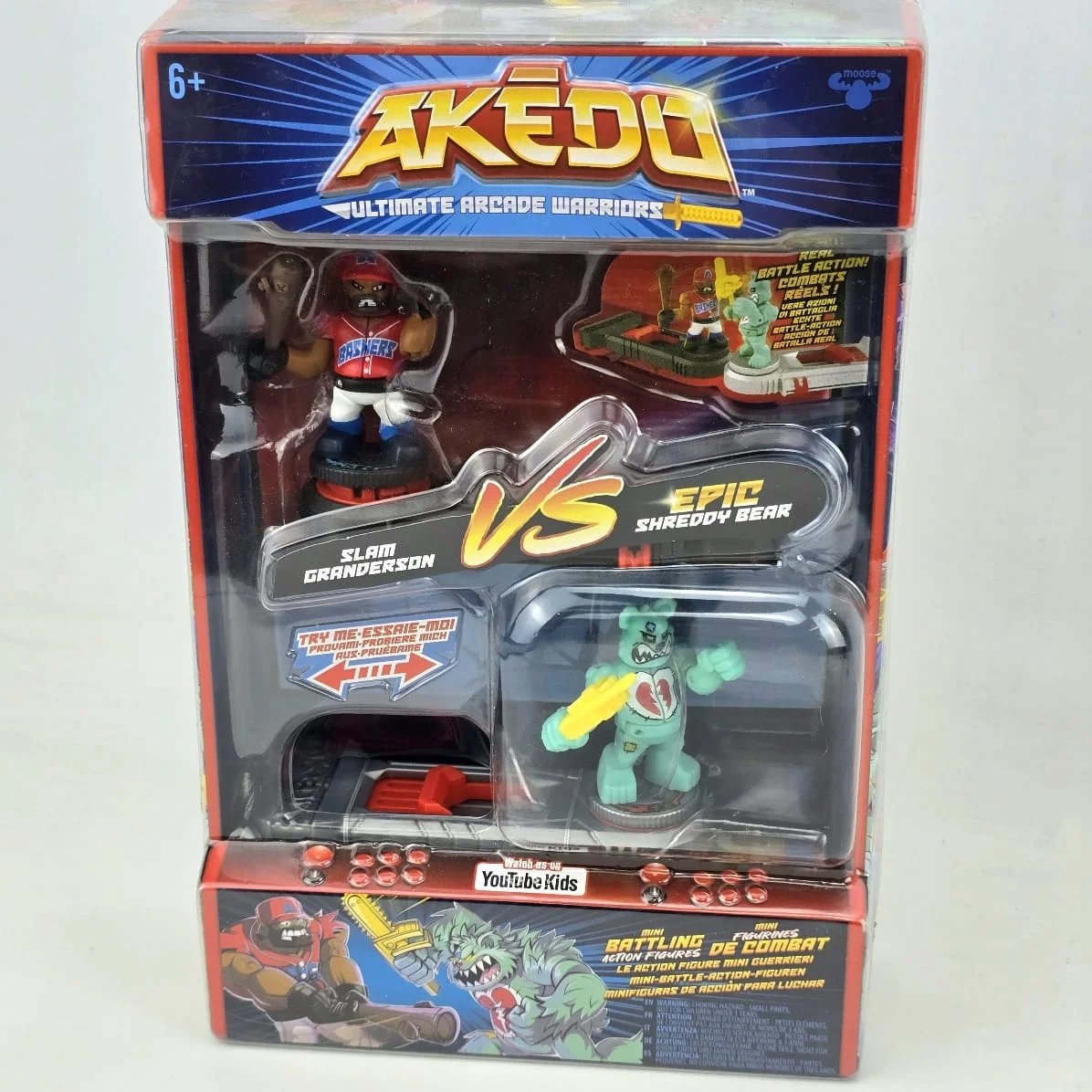 Akedo Ultimate Arcade Warriors Figuras de Acción