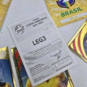 Figuritas Panini Copa América 2024 Brasil x6 - Pelé y Ronaldinho - imagen 4
