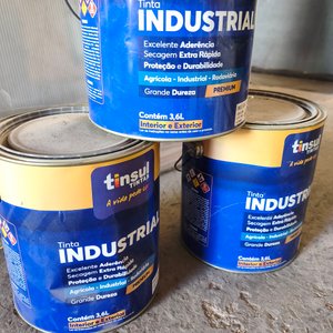 Conjunto de 3 Latas de Pintura Industrial Tinsul 3,6L - imagen 3