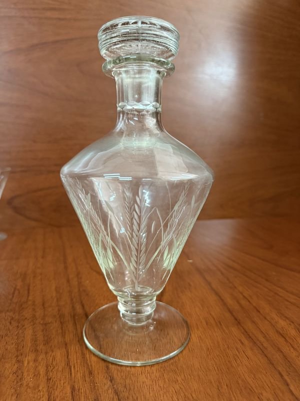 Juego completo de cristal labrado para vino - imagen 4