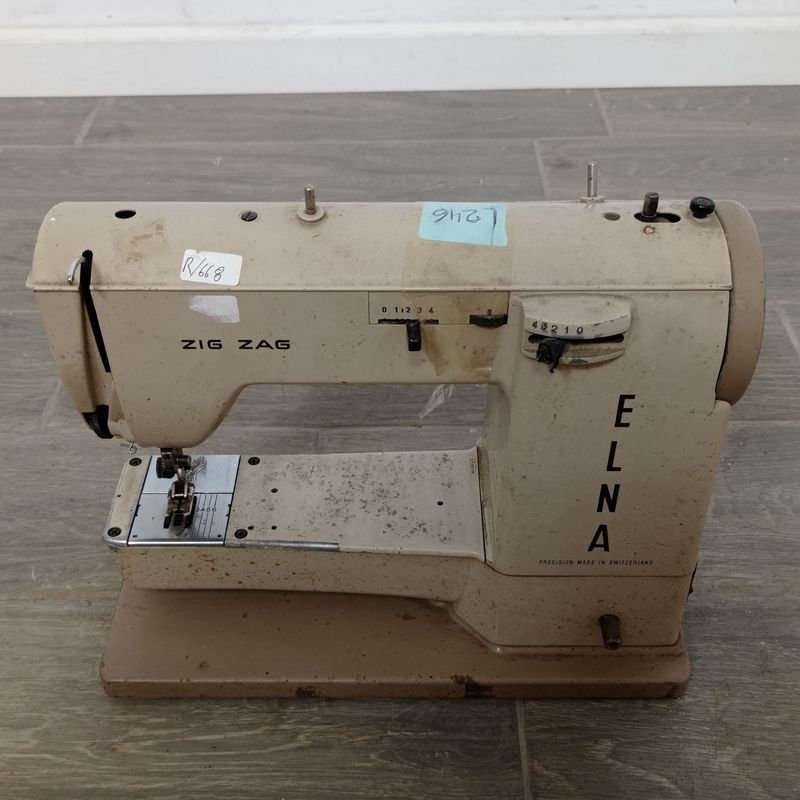 Lote anterior: Máquina de coser Elna Zig Zag sin cable de electricidad