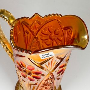Jarra de vidrio carnival con asa ,altura 25 cm - imagen 4