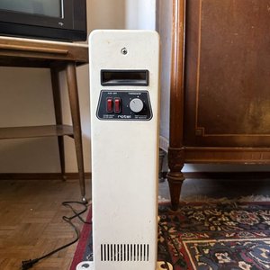 Calefactor Eléctrico Rotel Radiador con Termostato y Ruedas - imagen 2