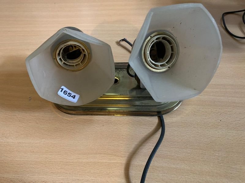 Lámparas de dos luces con vidrio esmerilado - imagen 4