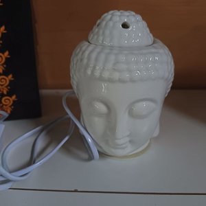 Par de Hornitos Aromáticos de Cerámica Blanca - imagen 3