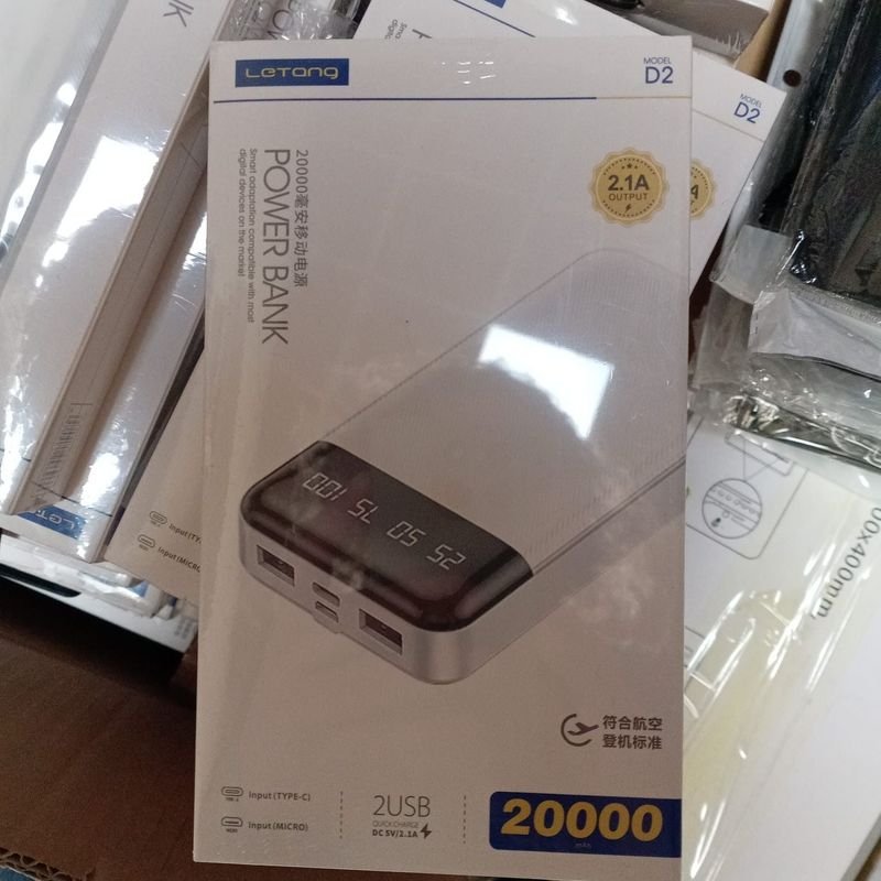 Lote siguiente: Batería de poder 20000 mAh