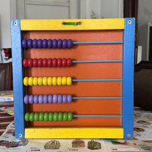 Cubo Didáctico de Madera con Ábaco, Laberinto y Pizarra - imagen 7