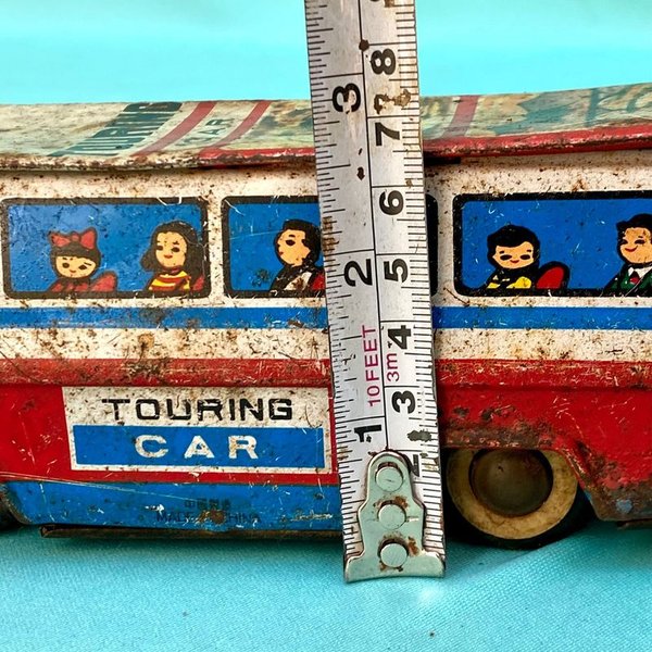 Antiguo autobús de lata litografiada para coleccionistas - imagen 7